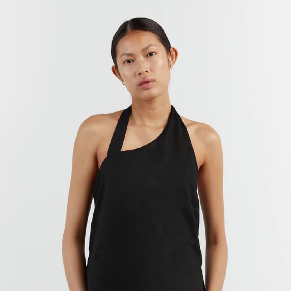 NWT Dissh Zoey Linen Asymmetrical Top